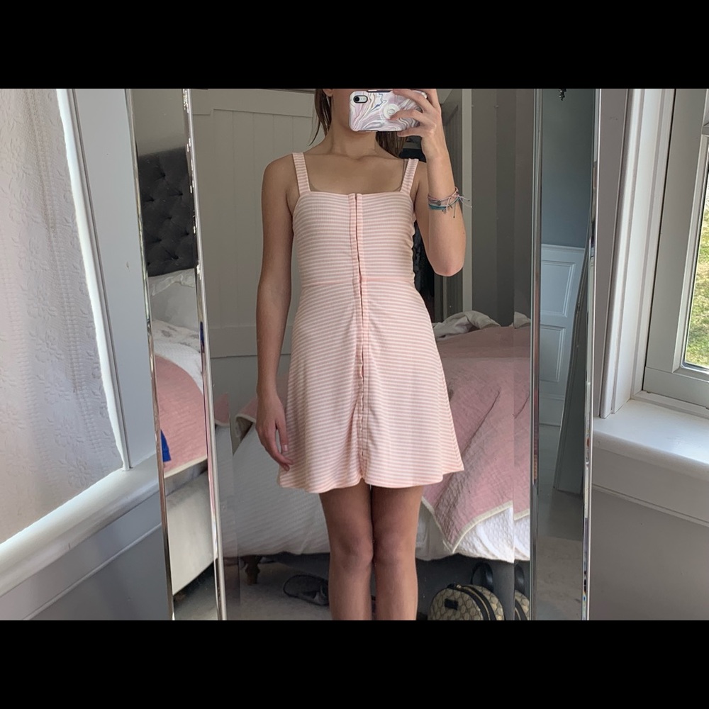 Corset style striped forever 21 dress